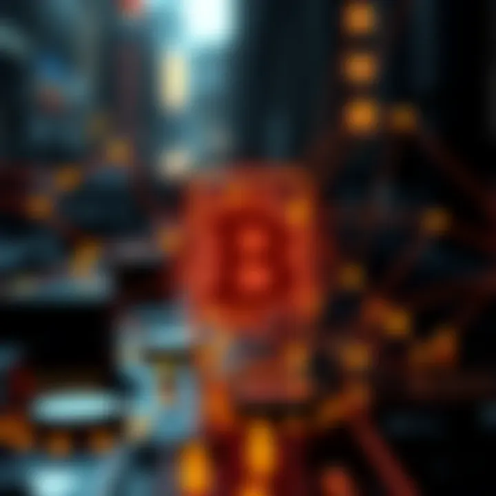 Illustration of blockchain technology fundamentals