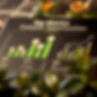 Infographic depicting key metrics for potential investors