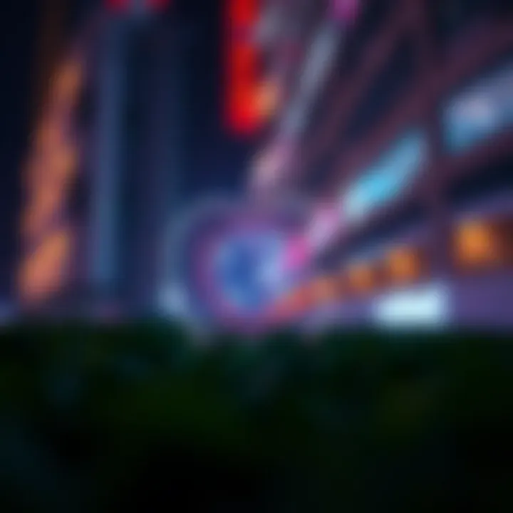 The Intersection of Apple and the Metaverse Apple's logo intertwined with digital elements representing the metaverse