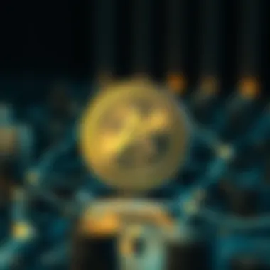 Blockchain Technology Supporting Ariva Coin Visual depiction of blockchain technology behind Ariva Coin