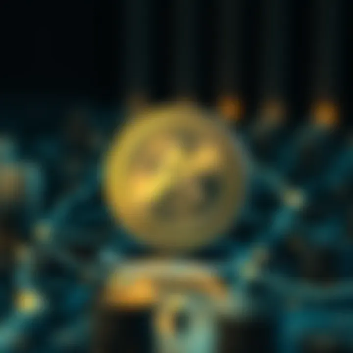 Blockchain Technology Supporting Ariva Coin Visual depiction of blockchain technology behind Ariva Coin