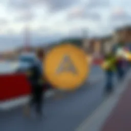 Conceptual representation of Ariva Coin in travel sector