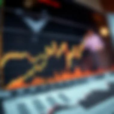 Graph depicting cryptocurrency market risks
