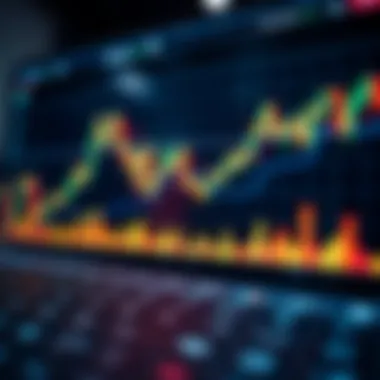 Graph showcasing BCH market trends and trading volume