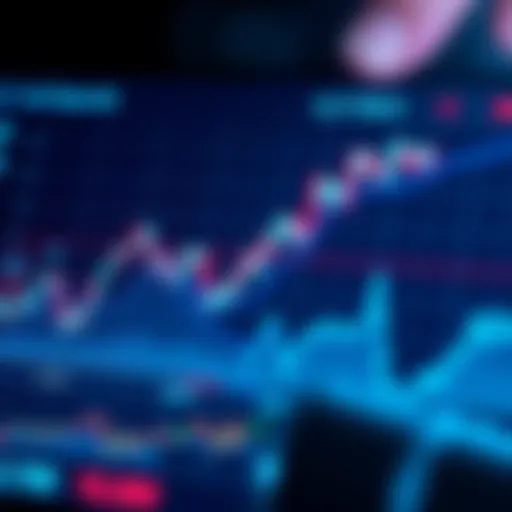 Graph showcasing DeFi market trends