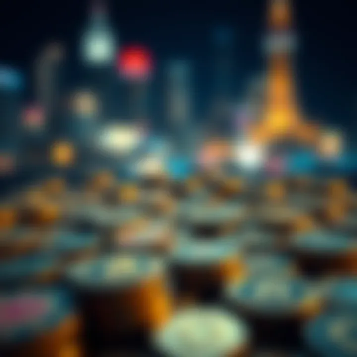 Visual representation of popular DeFi tokens