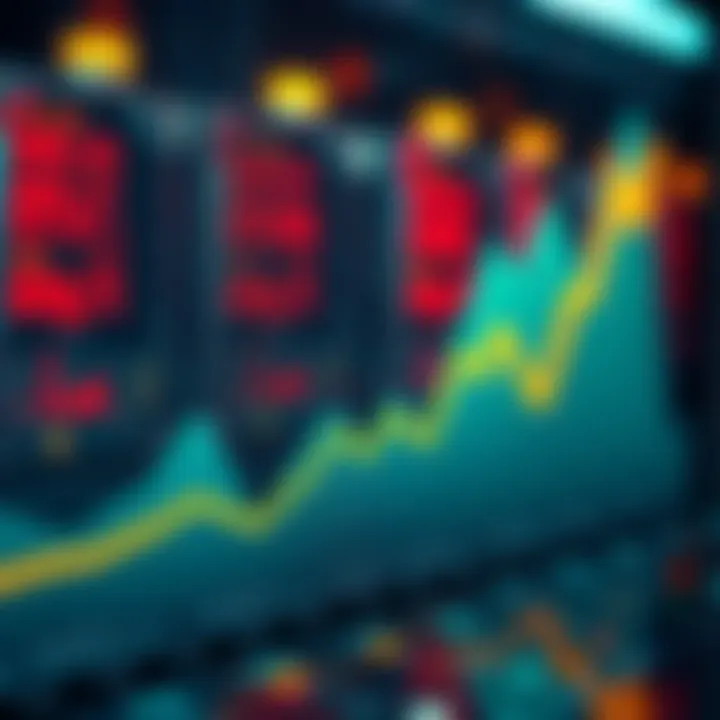 Graph illustrating cryptocurrency growth
