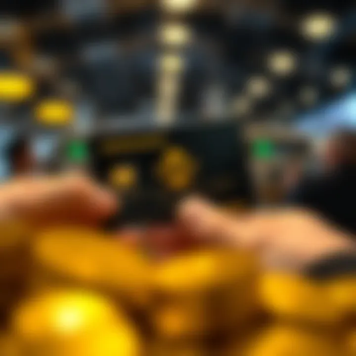 Benefits of the Binance Credit Card Illustration depicting the benefits of using the Binance Credit Card in transactions