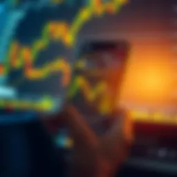 Visual representation of the Binance US app interface