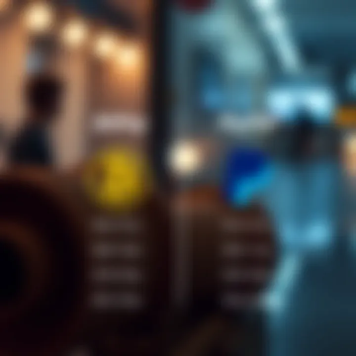 Graphical comparison of fees associated with BitPay and PayPal