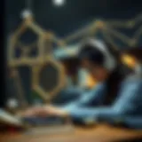 Blockchain Impact on Freelancing Conceptual image of blockchain technology impacting freelance work