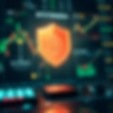 Security Features of BTCTRADEUA Illustration depicting the security features of BTCTRADEUA, emphasizing data protection.