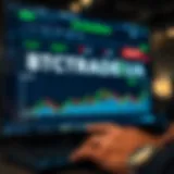 Visual representation of the BTCTRADEUA trading interface showcasing user-friendly design.