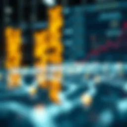 Visual representation of blockchain analysis trends