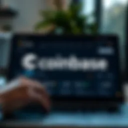 Coinbase interface overview