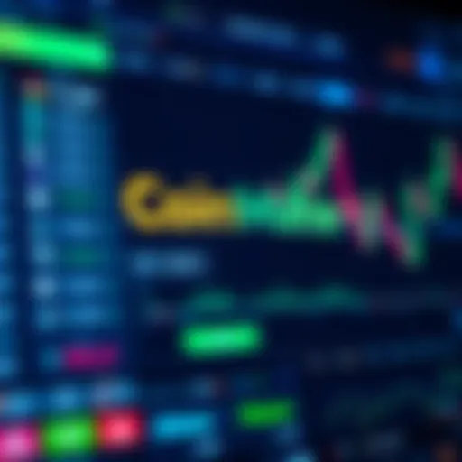 User interface of CoinMate trading platform
