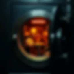 Secure vault representing cryptocurrency custody