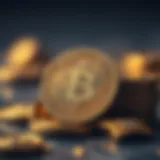 Symbol of Indian cryptocurrency coins