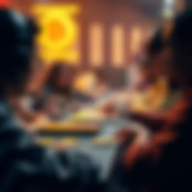 Illustration showing player engagement through game tokens