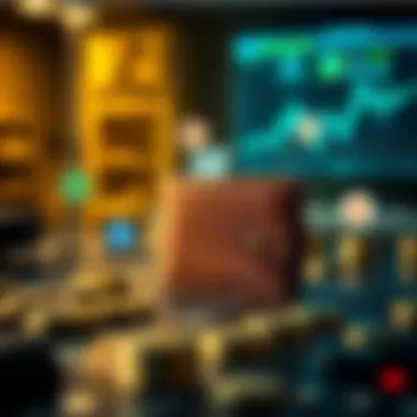 An infographic illustrating the integration of multi wallets with cryptocurrency exchanges.