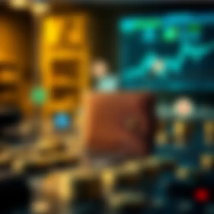 An infographic illustrating the integration of multi wallets with cryptocurrency exchanges.