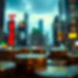 Conceptual illustration of cryptocurrency market dynamics