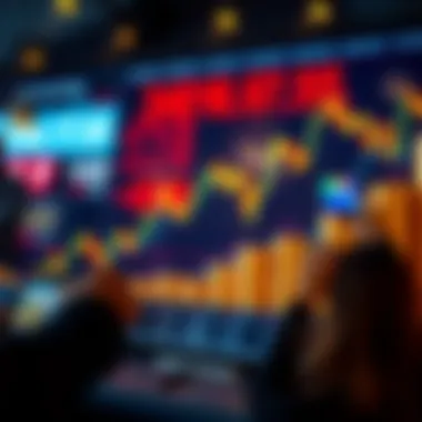 Chart illustrating cryptocurrency market trends
