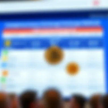 Comparison chart of cryptocurrency exchange options