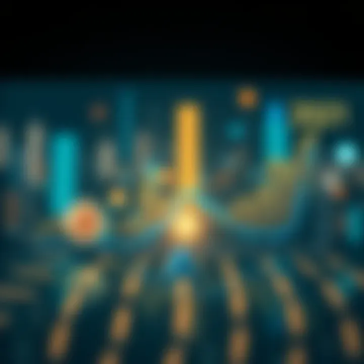 Graph illustrating cryptocurrency market trends in 2021