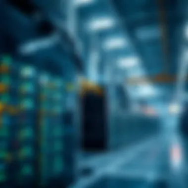 Advanced Infrastructure for Mining Activities Data center showcasing cryptocurrency mining operations