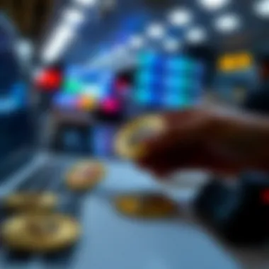 Visualizing Cryptocurrency Transfers Cryptocurrency transfer illustration