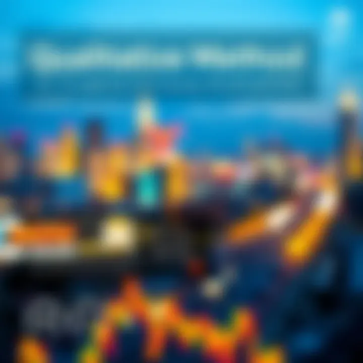 Infographic on qualitative methods for evaluating crypto markets