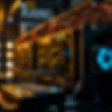 Cryptocurrency mining equipment setup