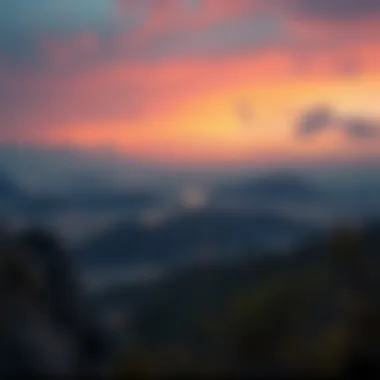 Futuristic Cryptocurrency Landscape Futuristic landscape of cryptocurrency and token trends