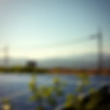 Visual representation of environmental benefits of solar mining