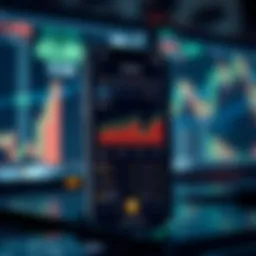 Overview of a cryptocurrency market app interface showcasing analytics