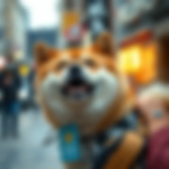 Infographic showcasing community engagement metrics for Shiba Inu