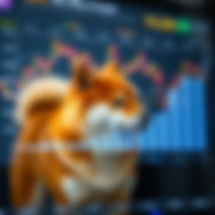 Comparative graph of Shiba Inu and leading cryptocurrencies