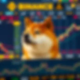 Binance exchange interface showcasing trading features