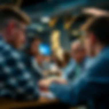 Brainstorming Innovative Ideas at Hackathons Participants engaged in brainstorming new ideas