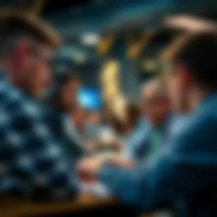 Brainstorming Innovative Ideas at Hackathons Participants engaged in brainstorming new ideas