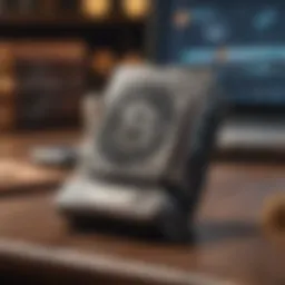 Visual representation of blockchain wallet mechanics