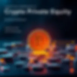 Conceptual representation of crypto private equity