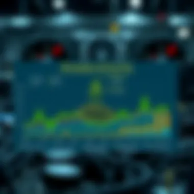Balancing Mining Operations and Sustainability An environmental impact chart showcasing the balance between mining operations and sustainability.