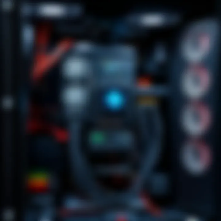 Advanced Mining Box Configuration A high-tech mining box setup showcasing multiple devices working simultaneously.