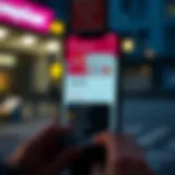 User interface of the MoneyGram app showcasing transaction features