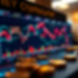 Visual representation of cryptocurrency trends and analytics