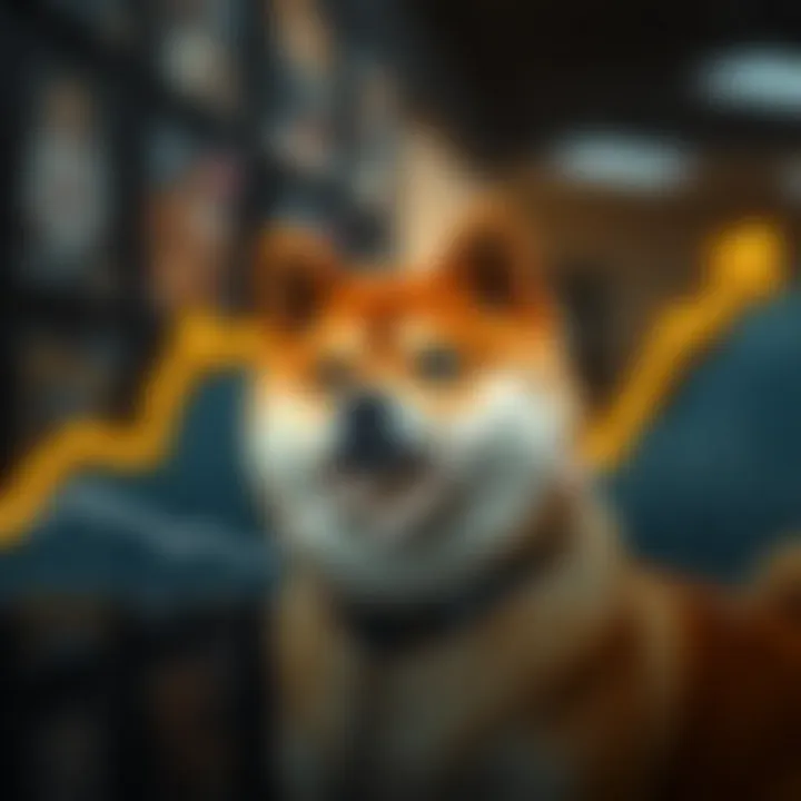 Graph illustrating Shiba Inu price trends over time