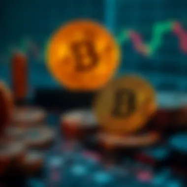 Visual representation of cryptocurrency trading