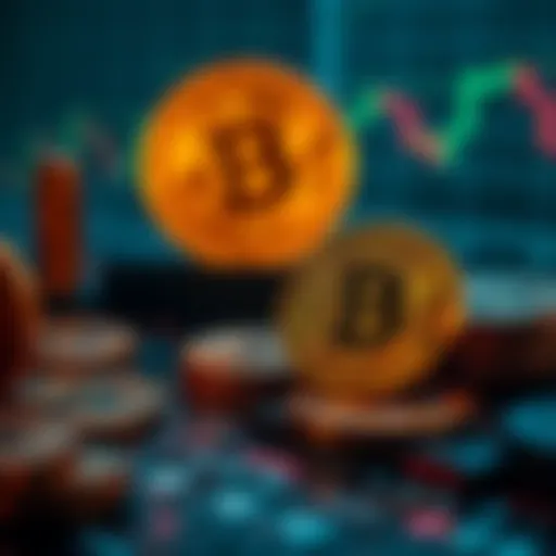 Visual representation of cryptocurrency trading